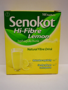 Senokot High Fibre Lemon Sachet 10